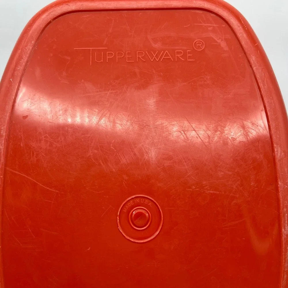 Tupperware Paprika Red Roast Flavor Saver 487 Lifter Tray Ham Turkey Chicken VTG